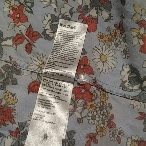 🌺 Calvin Klein Long Sleeve Blouse - Picture 10 of 12